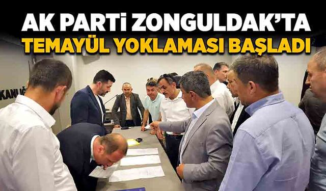 AK Parti Zonguldak'ta temayül yoklaması başladı