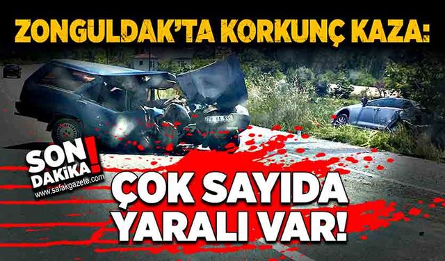 Zonguldak’ta korkunç kaza: Çok sayıda yaralı var!