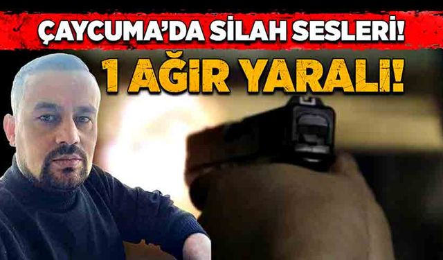 Çaycuma’da silah sesleri! 1 kişi ağır yaralı!