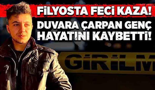 Filyos'ta feci kaza! Duvara çarpan genç hayatını kaybetti!