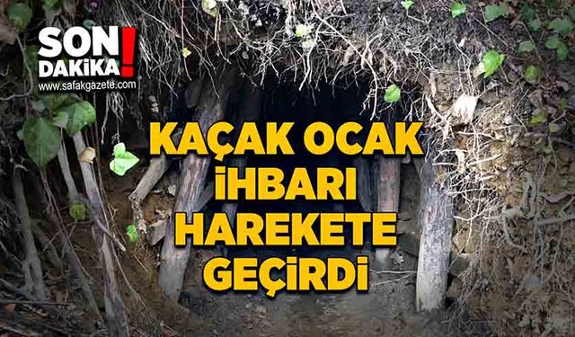 Zonguldak'ta kaçak ocak ihbarı harekete geçirdi!