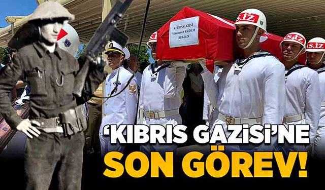 Kıbrıs Gazisi dualarla uğurlandı!