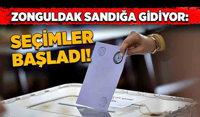 Zonguldak sandığa gidiyor: Seçimler başladı!