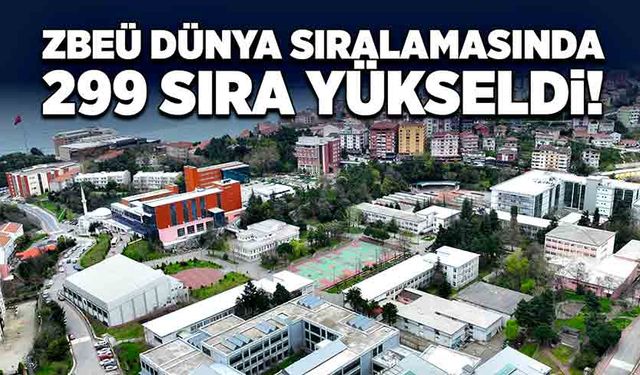 ZBEÜ dünya sıralamasında 299 sıra yükseldi!