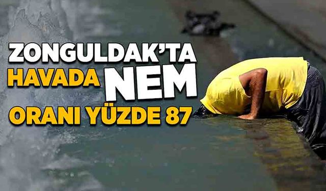 Zonguldak’ta havada nem oranı yüzde 87