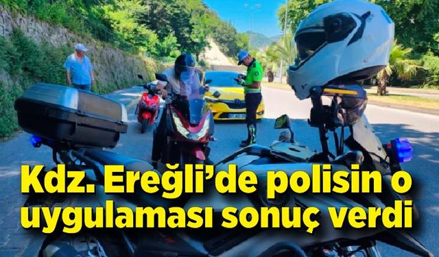 Motosiklet kullanımı artınca polisin uygulaması sonuç verdi