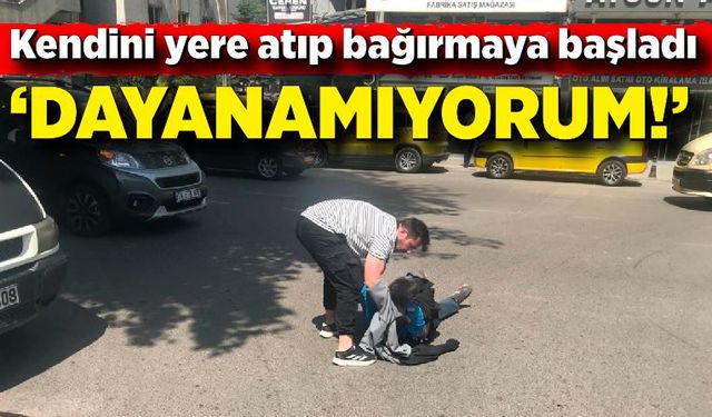 Zonguldak’ta kendini yola atan vatandaş: “Dayanamıyorum!”