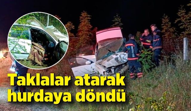 24 yaşındaki yolcu 200 metre sürüklenen otomobilde can verdi