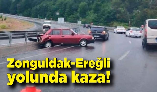 Yağış kazayı beraberinde getirdi