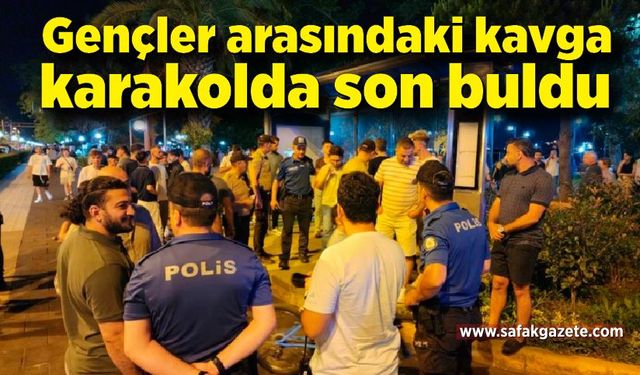 Gençler arasındaki kavga karakolda son buldu