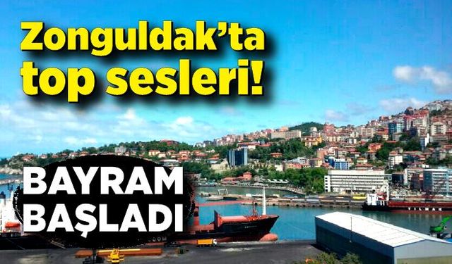 Zonguldak'ta top atışları paniğe neden oldu!