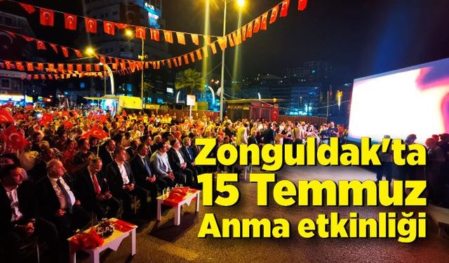 Zonguldak'ta 15 Temmuz Anma etkinliği