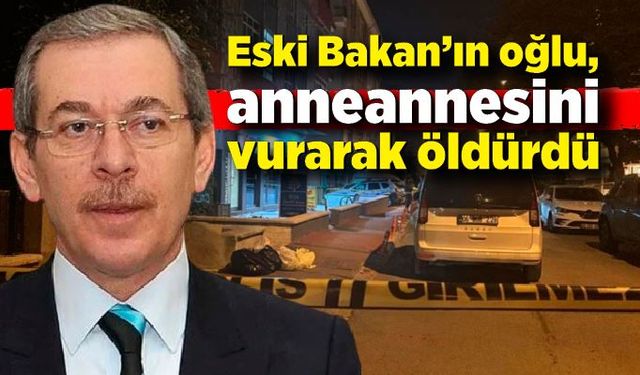 Eski Bakan Abdüllatif Şener'in oğlu, anneannesini vurarak öldürdü