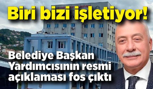 Biri bizi işletiyor! Başkan yardımcısının açıklaması fos çıktı