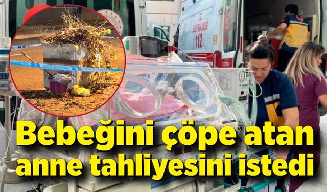 Tuvalette doğurduğu bebeğini çöpe atan anne, “pişmanım” diyerek tahliyesini istedi