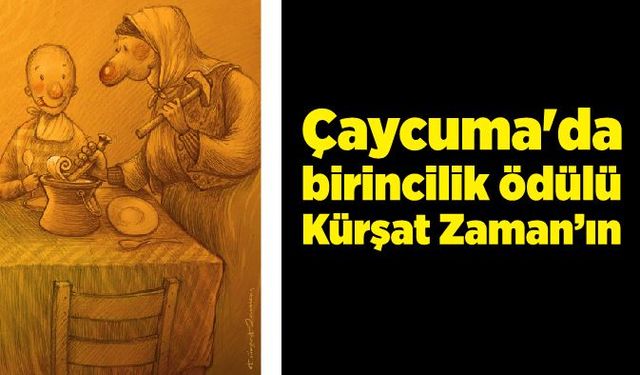 Çaycuma'da birincilik ödülü Kürşat Zaman’ın