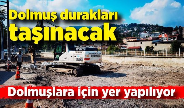 Dolmuş durakları taşınacak! Yeni yer yapılıyor