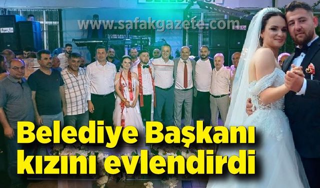 Belediye Başkanı kızını evlendirdi