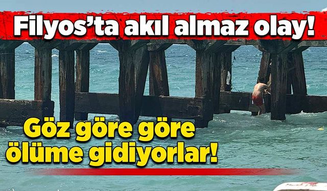 Filyos’ta akıl almaz olay! Göz göre göre ölüme gidiyorlar!