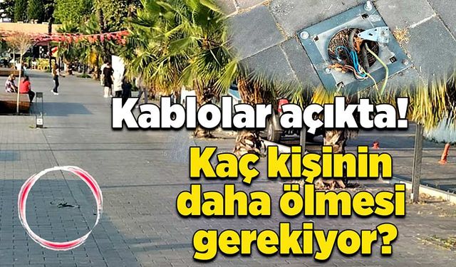 Kablolar açıkta, kaç kişinin daha ölmesi gerekiyor?