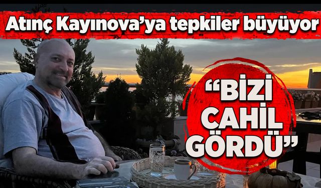 Elvanpazarcıklılardan Kayınova’ya tepki: Bizi cahil gördü