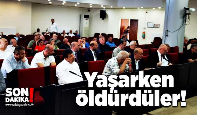 Yaşarken öldürdüler