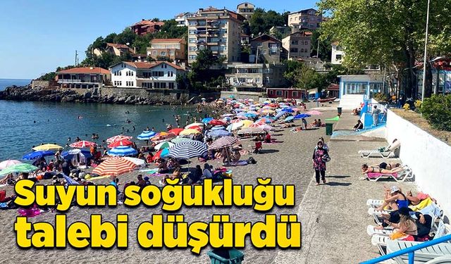 Suyun soğukluğu talebi düşürdü