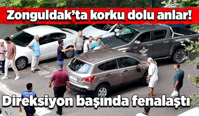 Zonguldak’ta korku dolu anlar: Direksiyon başında fenalaştı