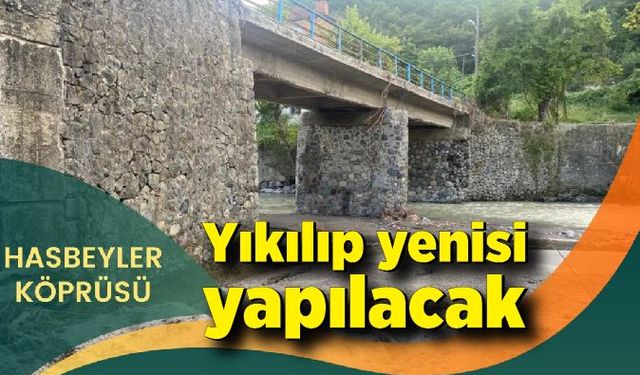 Yıkılıp yenisi yapılacak