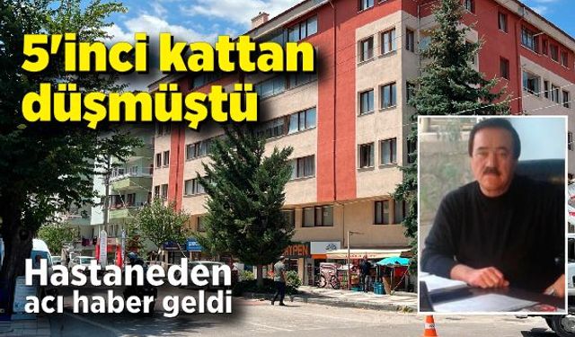 5'inci kattan düşmüştü, hastaneden acı haber geldi