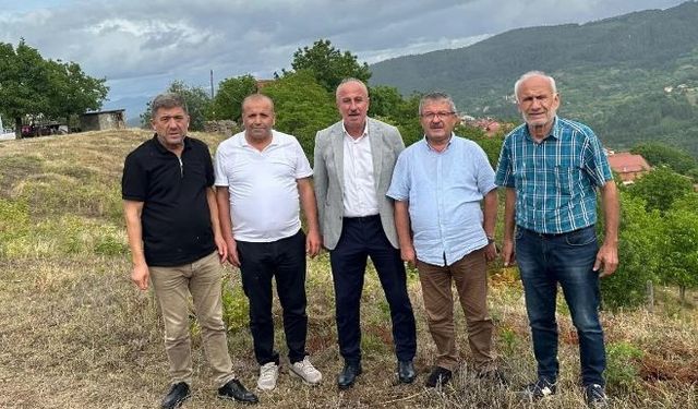 İl Genel Meclisi Başkanı ve meclis üyeleri Aksu köyünde inceleme yaptı