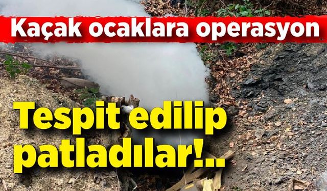 Zonguldak'ta kaçak maden ocaklarına operasyon