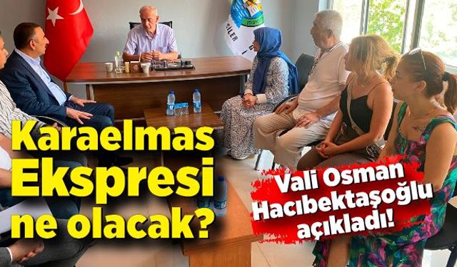 Karaelmas Ekspresi ne olacak?  Vali Hacıbektaşoğlu açıkladı!