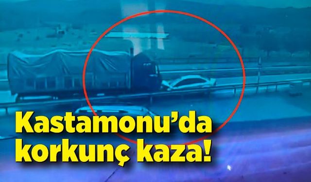 Kastamonu'da kamyon ile otomobil çarpıştı: 3 yaralı