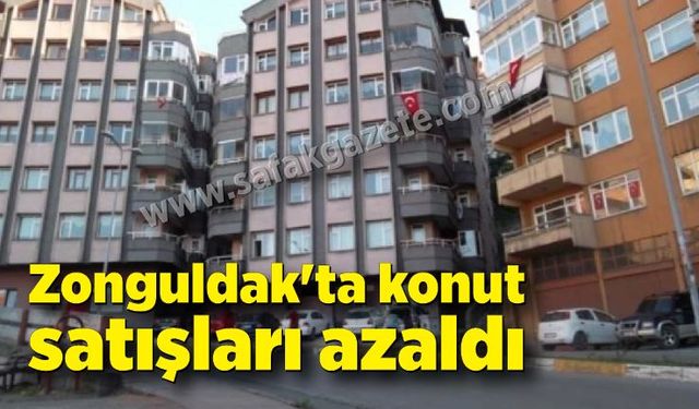 Zonguldak'ta konut satışları azaldı