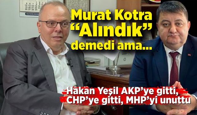 Murat Kotra “Alındık” demedi ama…