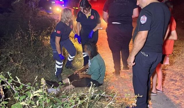 Sakarya’da suya düşen vatandaşı ekipler kurtardı