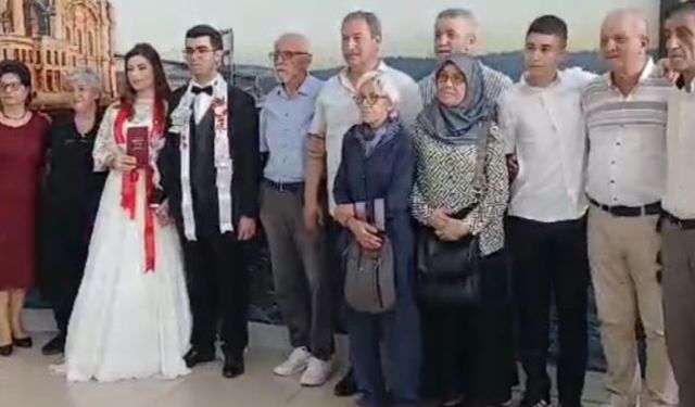 Arabacı ve Kutlar ailelerinin mutlu günü