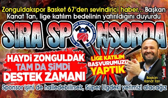 Süper Lige katılım bedelini yatıran Zonguldakspor, sponsor arayışlarına hız verdi