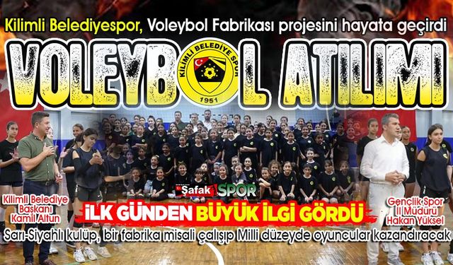 Kilimli Belediyespor’dan dev proje... Milli seviyeye kadar yükselecekler