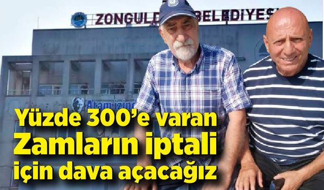 Zonguldak Belediyesi vatandaşların ocağına incir ağacı  dikti, dava açacağız