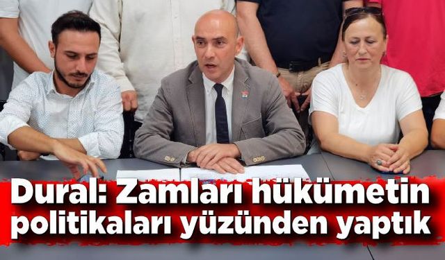 Devrim Dural; Zamları hükümetin politikaları yüzünden yaptık