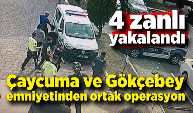 Emniyetten operasyon: 4 kişi tutuklandı