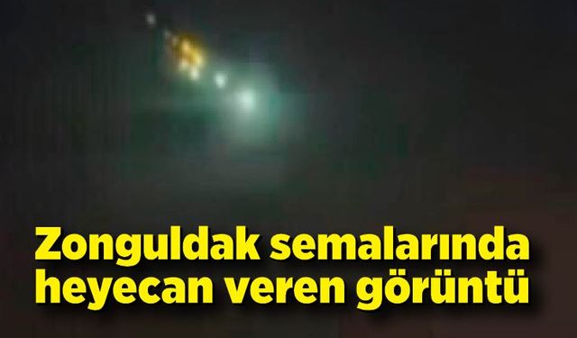 Zonguldak semalarında heyecan veren görüntü