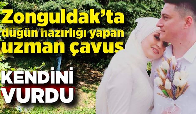 Düğün hazırlığı yapan uzman çavuş; silahla kendini vurdu