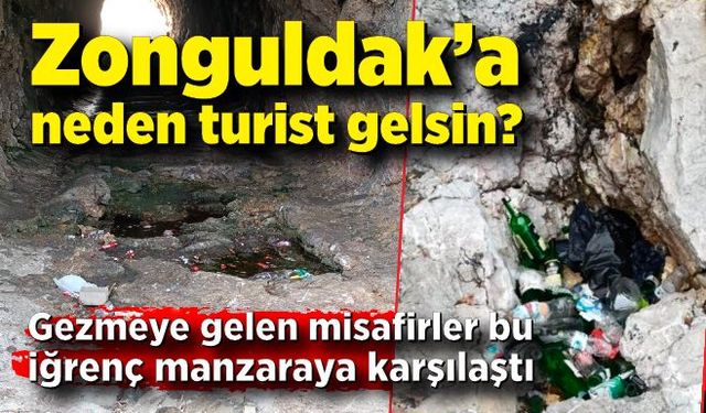 Varagel tüneli ve çevresini görmek isteyenler bu manzarayla karşılaştı