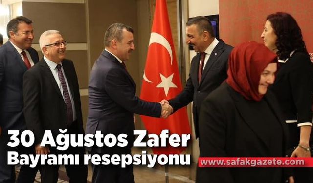 30 Ağustos Zafer Bayramı resepsiyonu