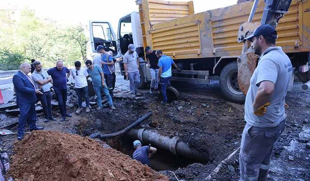 Başkan Bahadır çalışmaları inceledi bilgiler aldı