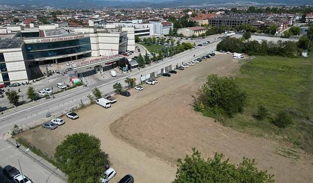 150 araçlık otopark oldu