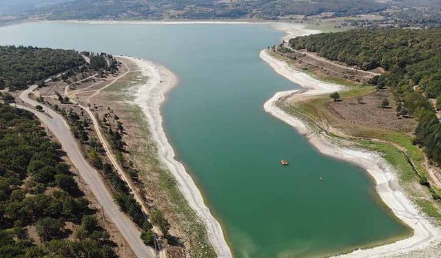 Bolu'nun içme suyunun karşılandığı baraj gölü alarm veriyor: 4 aylık su kaldı